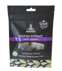 Maha Kratom Extract Gummies | White Borneo | Maximum Energy